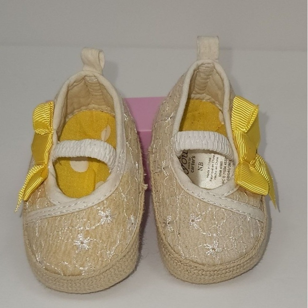 Carter's Just One You - Yellow Summer Shoes, Newborn shoes